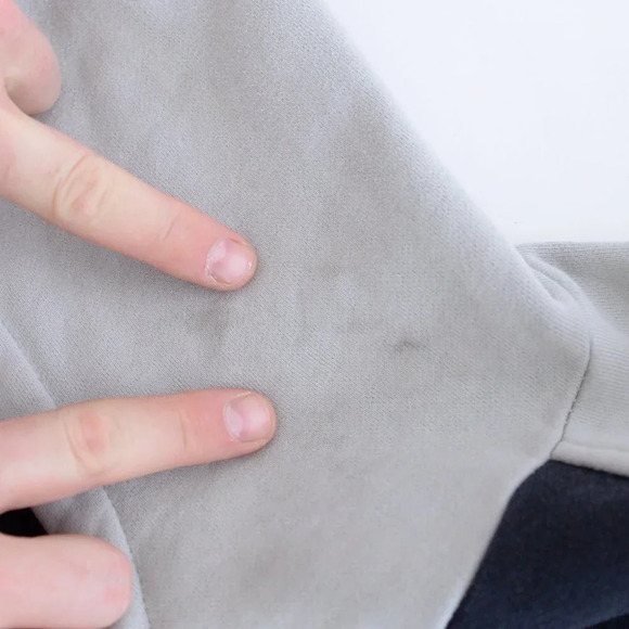 Vintage Reebok Gridiron Classic  NFL Raiders Grey Hoodie Sweater Size Large - Picture 7 of 15